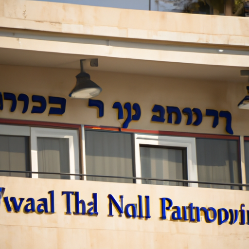 תמונה המציגה את החלק החיצוני של משרד הנוטריון בחיפה.
